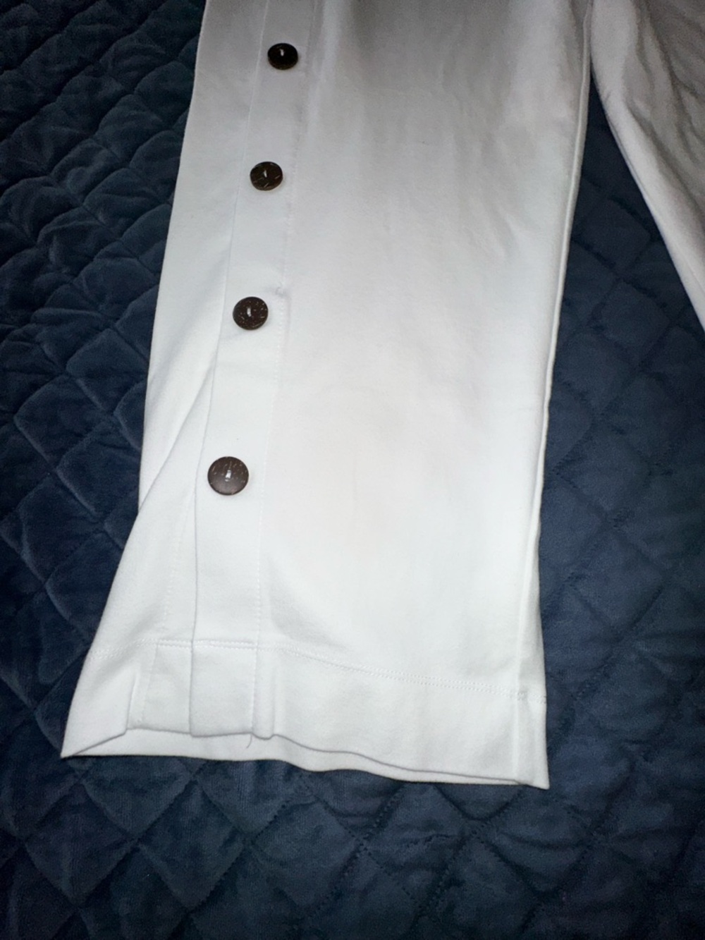 Appleseed's Soft White Pull-On Knit Pants - Picture 4 of 6